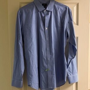 J. Crew Blue Checkered Dress Shirt